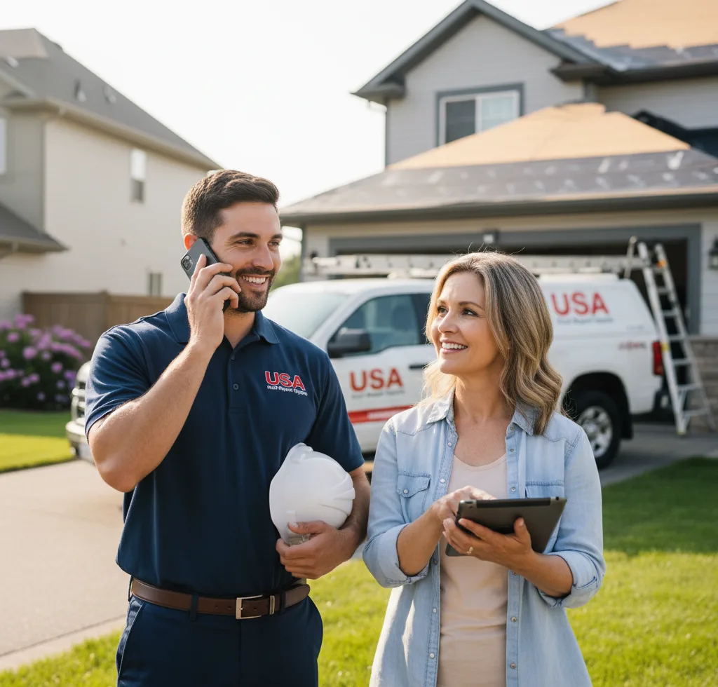USA Roof Repair Experts customer support in South Charleston